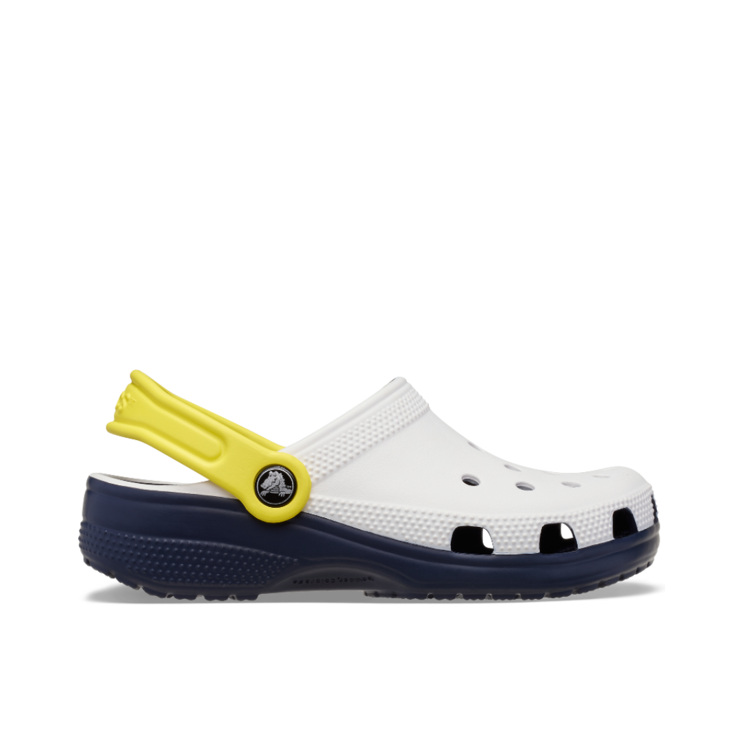 First Step Clogs Crocs Classic Retro Sport Clog - White – My First Steps