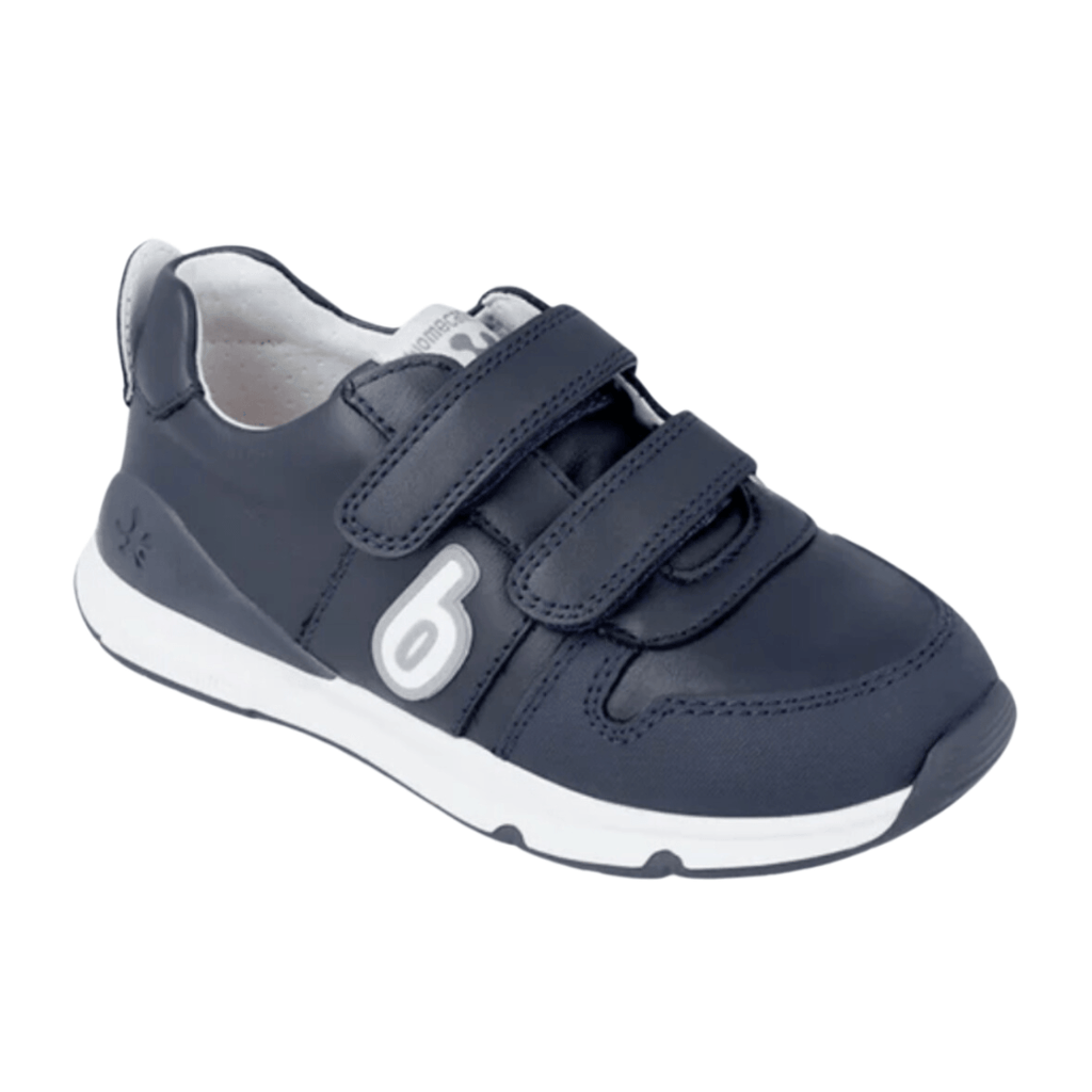 Biomecanics Azul Marino navy supportive Velcro shoes