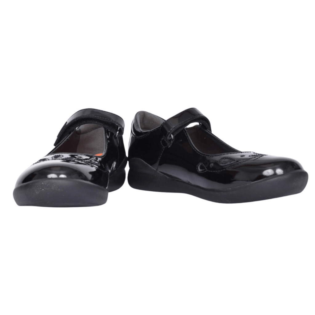 Biomecanics black patent Mary Jane girls school shoes