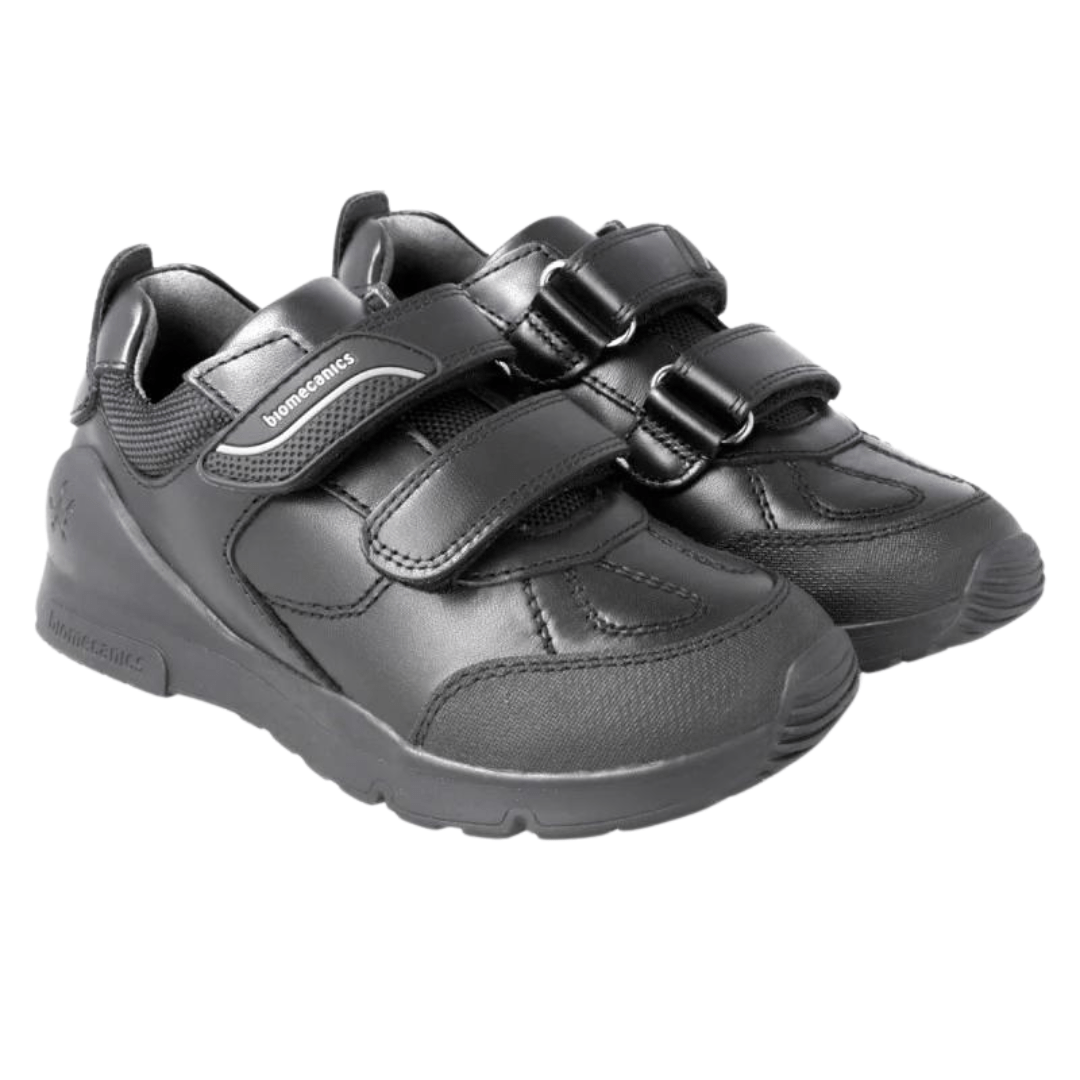 Biomecanics Boys School Shoes Black