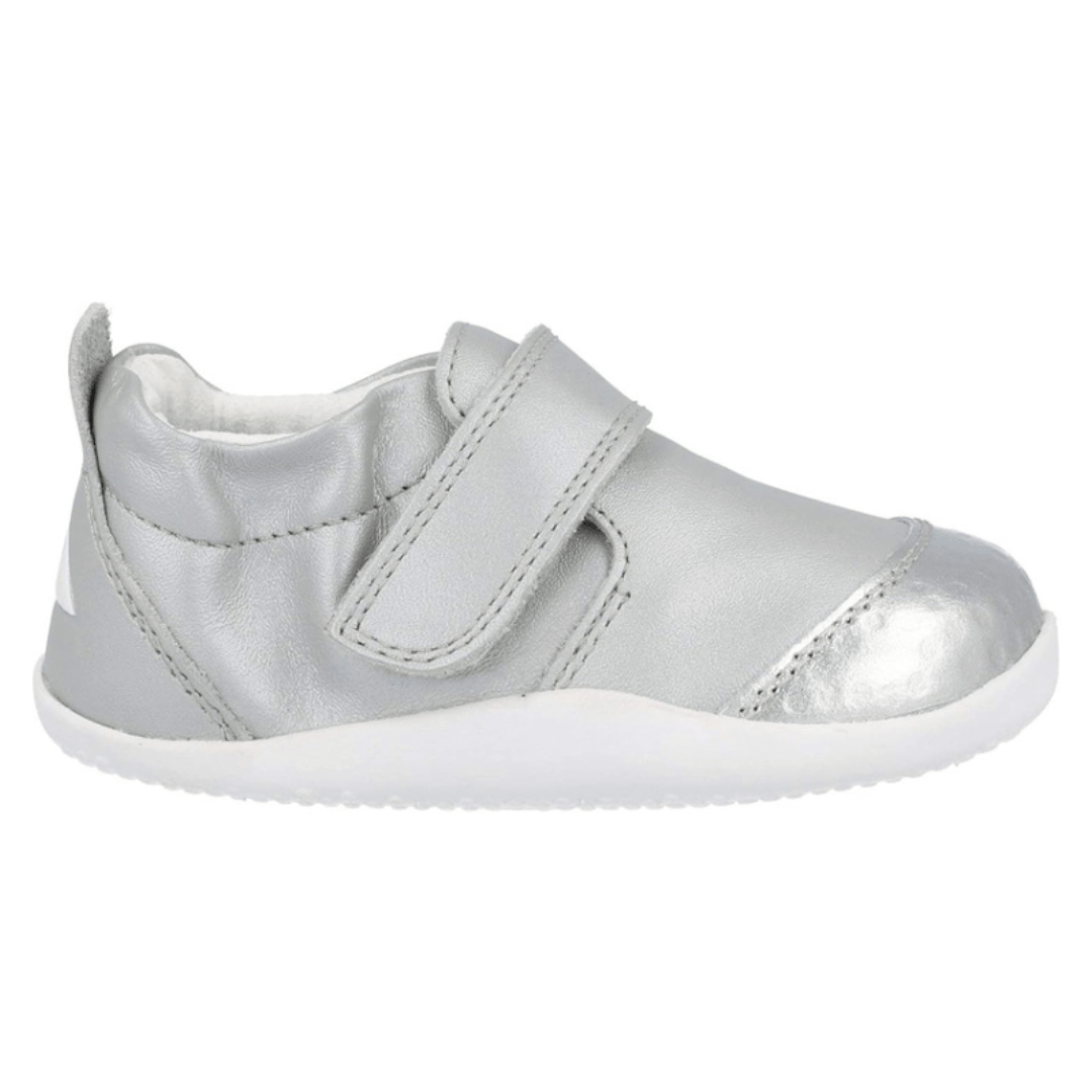 Bobux XP Go Baby Girls Pre walkers Silver