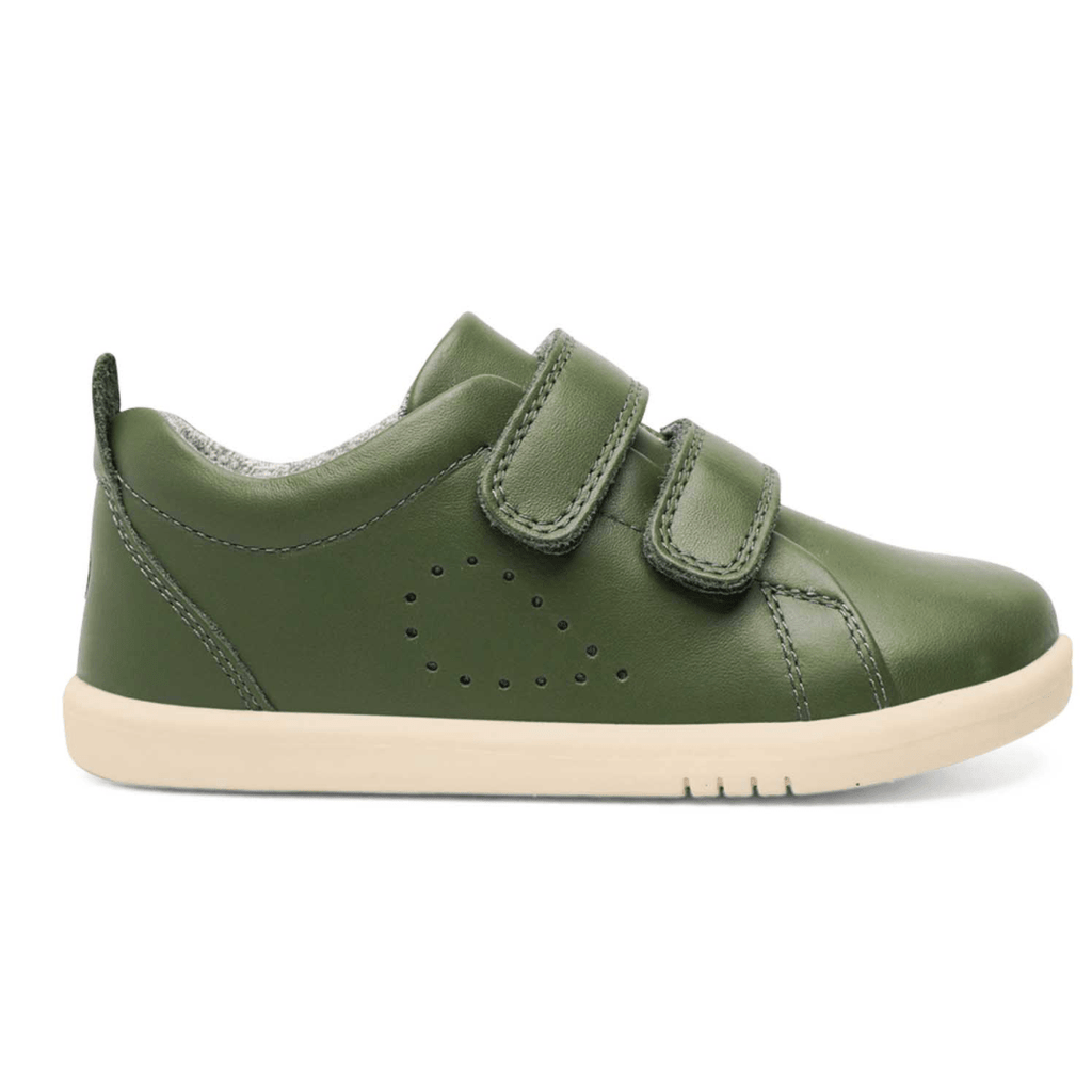 Bobux Boys Grass Court Shoes- Forest Green