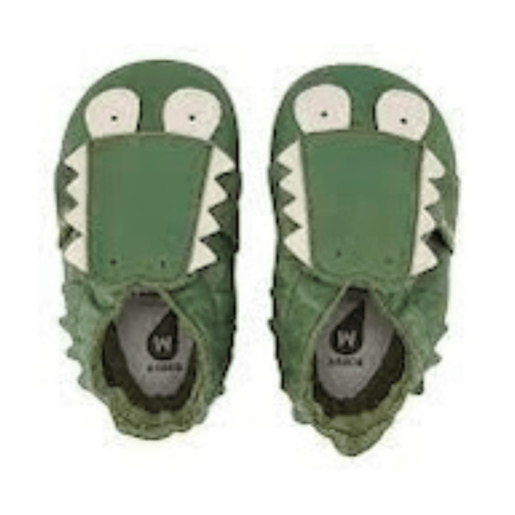 Bobux Soft Sole Pram Shoes - Snap Forest