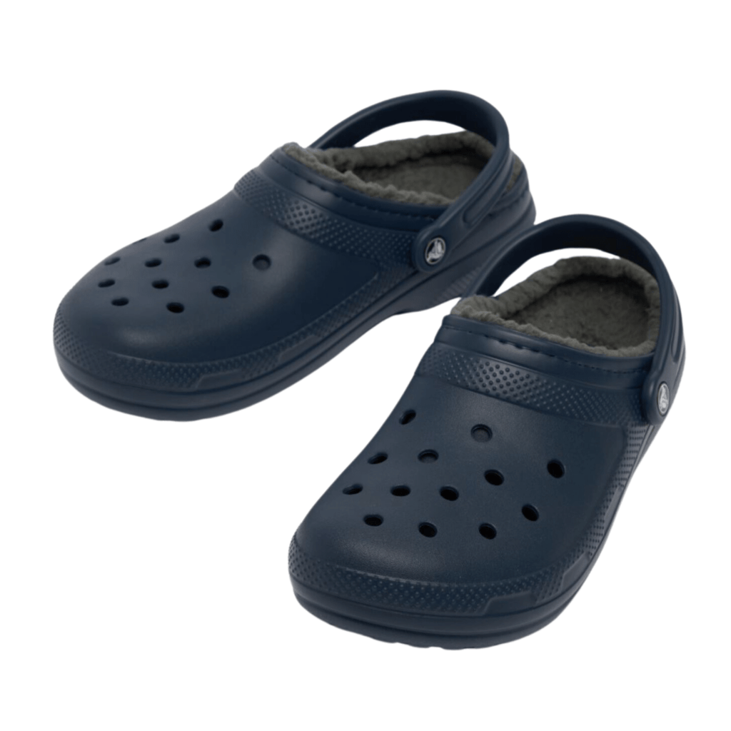 Crocs classic lined clog in navy
