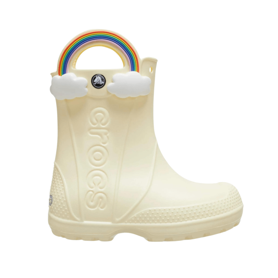 Crocs Wellies Handle It Rainbow and Clouds