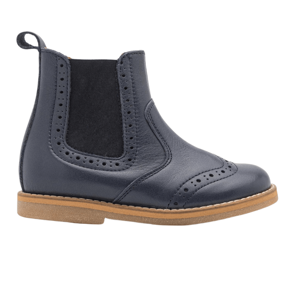 Froddo Chelys Brogue Boots- Dark Blue leather boots