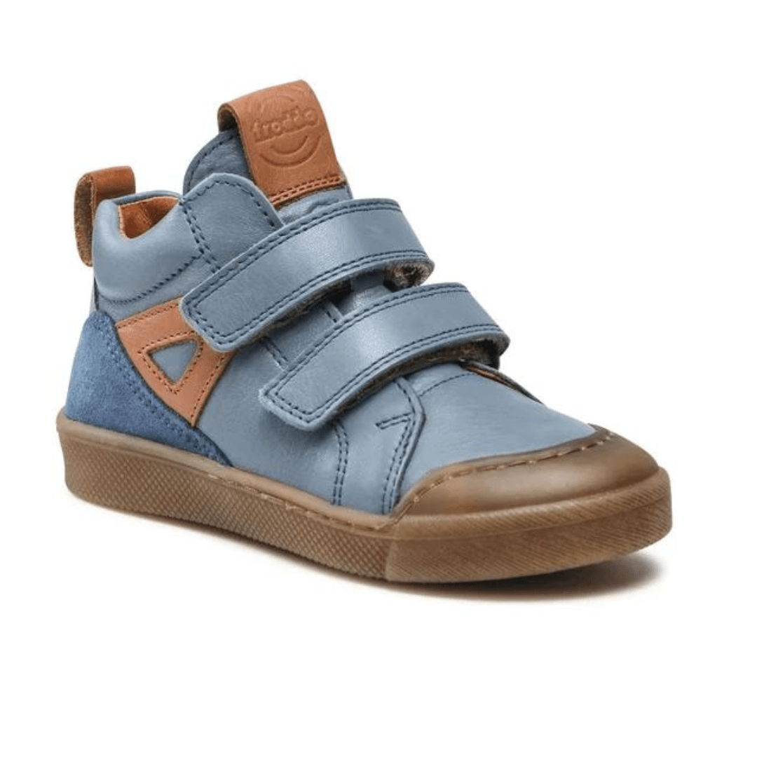 Froddo Rosario Boys High Top Shoe Denim Blue – My First Steps