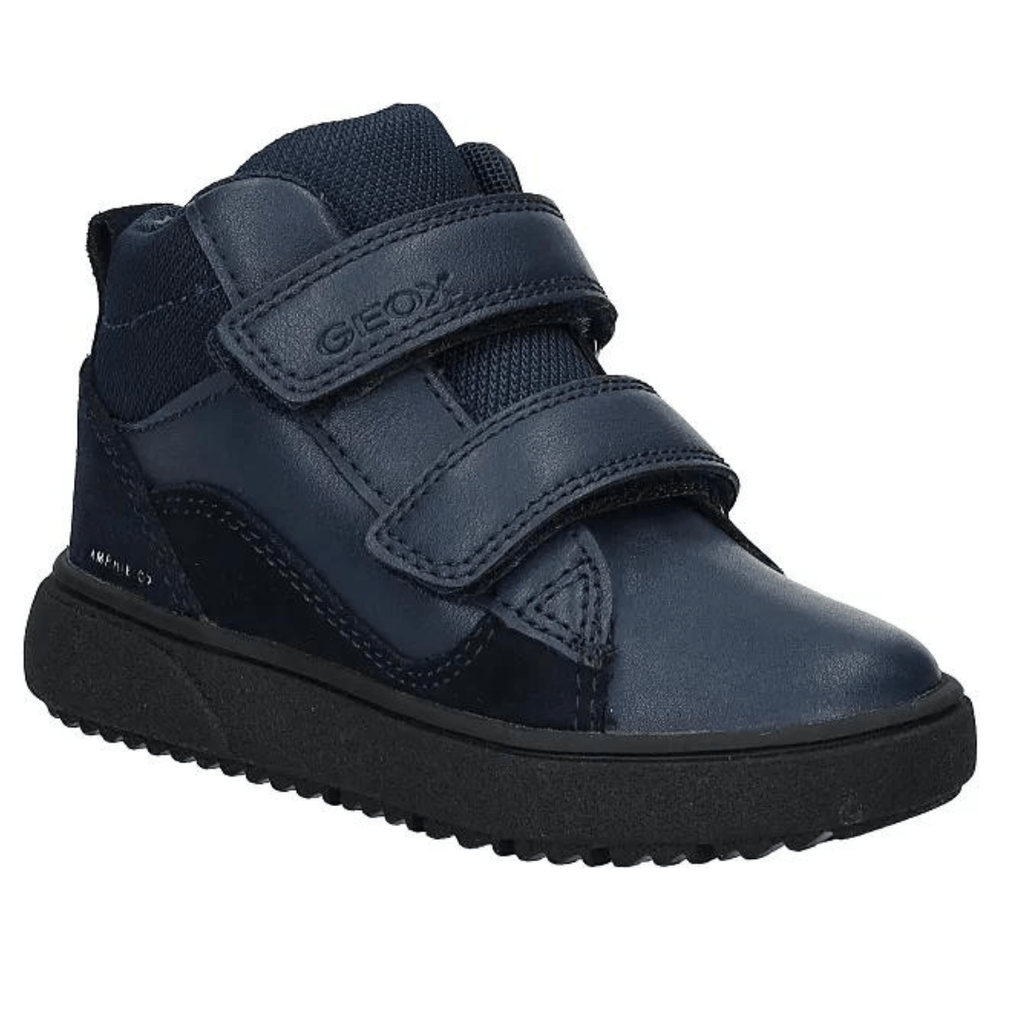 Geox Theleven Waterproof Boys Boots- Navy