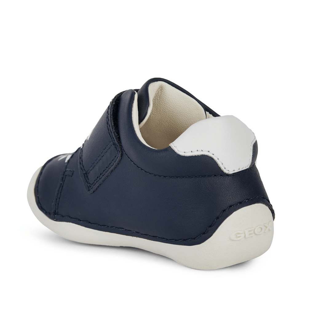 Geox Bébé garçon B Tutim First Walker Shoe, Bleu Marine Geox Bébé garçon B Tutim First Walker Shoe, Bleu Marine