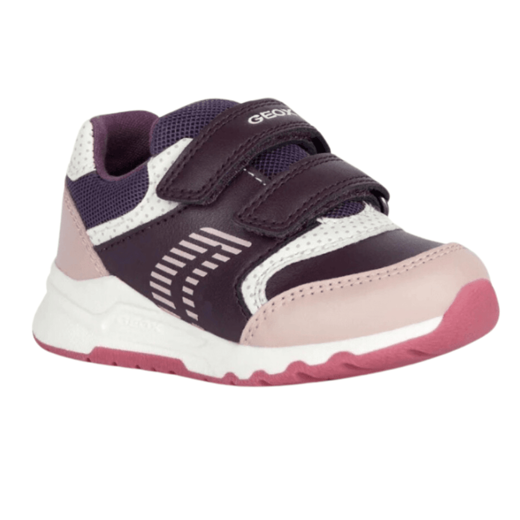 Geox b pyrip purple and pink trainer runner