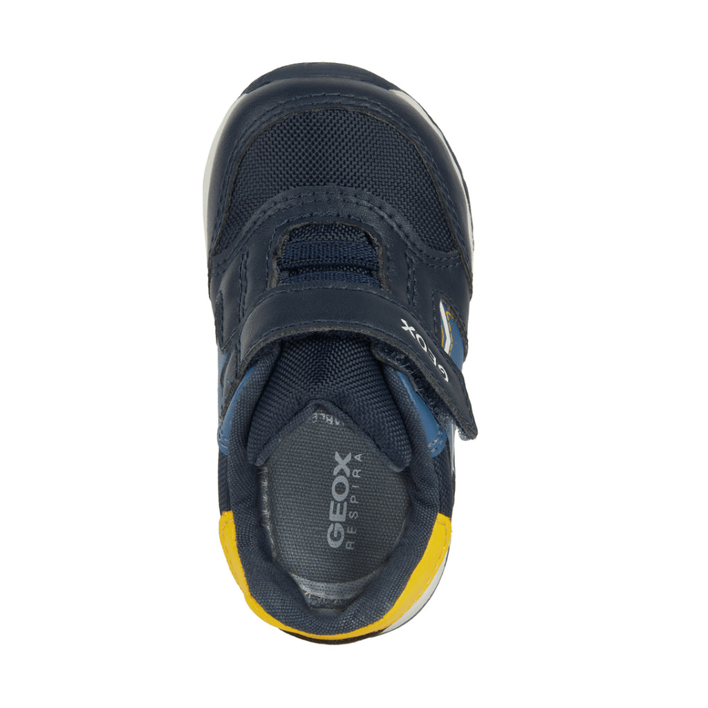 Geox Rishon Boys Runner - Navy/Yellow