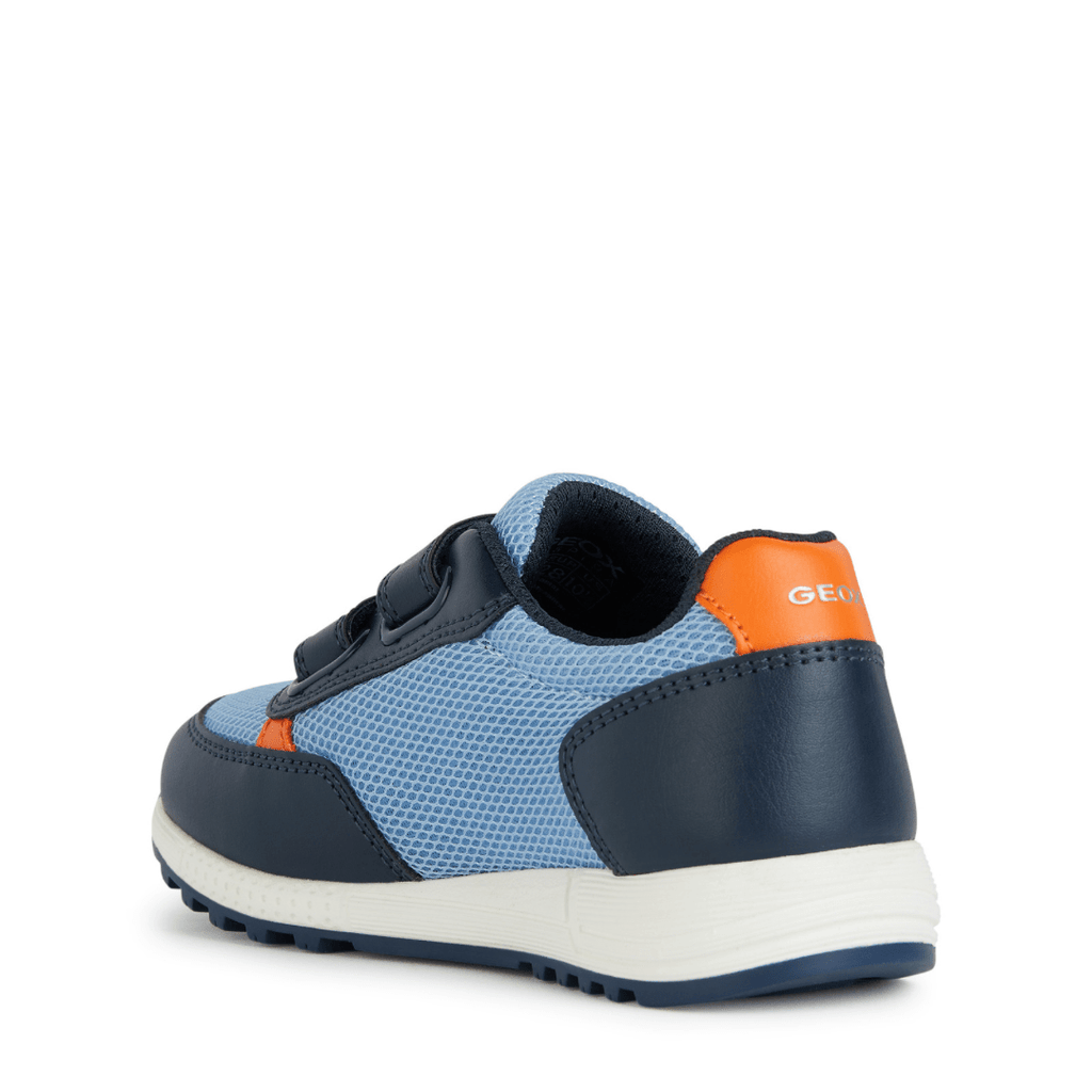 Geox Pavel Boys Runner - Lt Blue/Orange