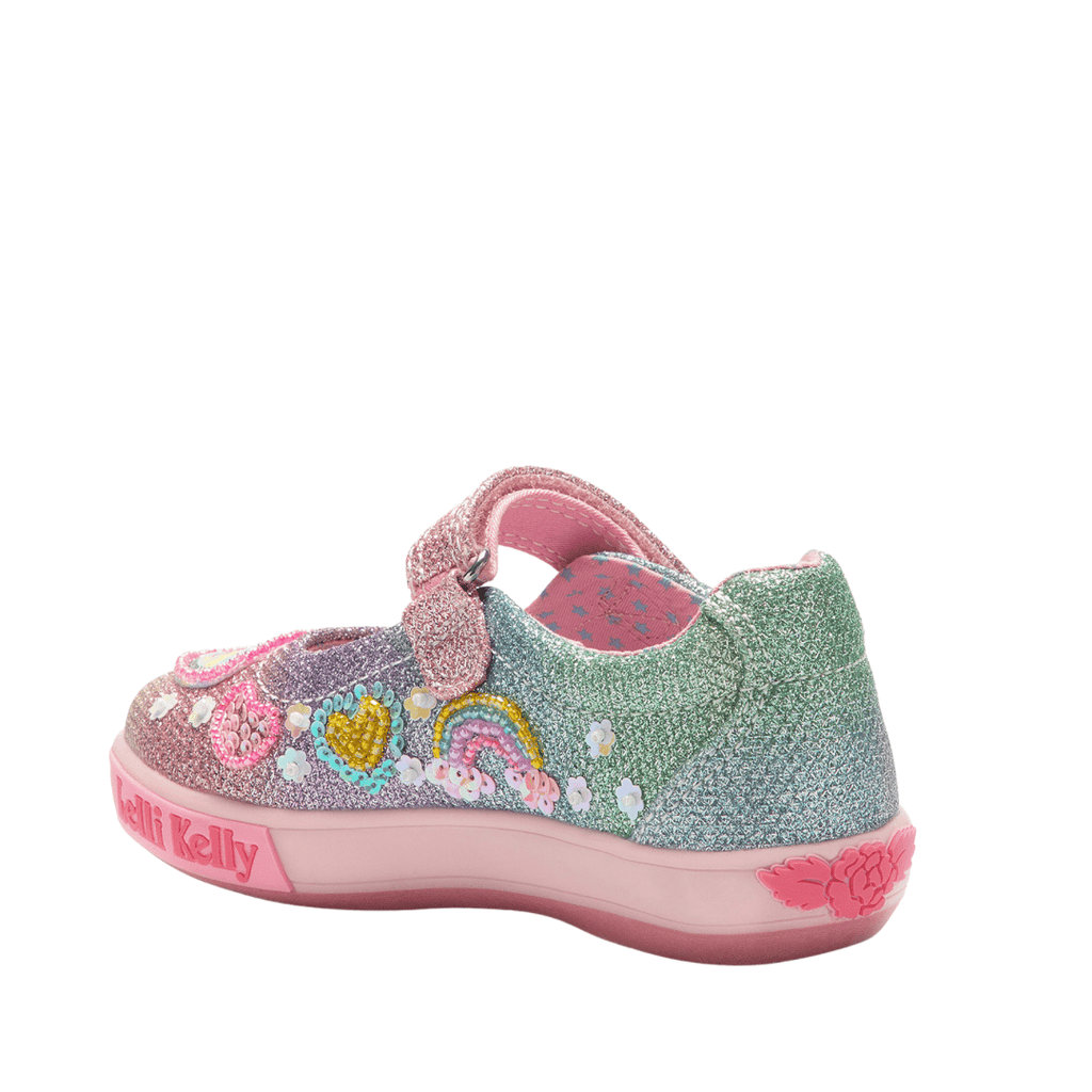 Lelli Kelly Unicorn Canvas Shoes - Multi Glitter