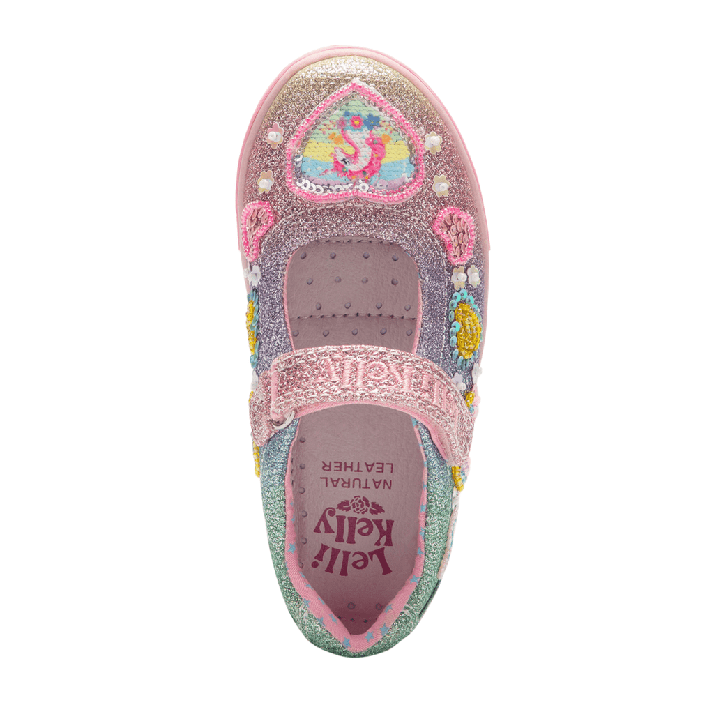 Lelli Kelly Unicorn Canvas Shoes - Multi Glitter