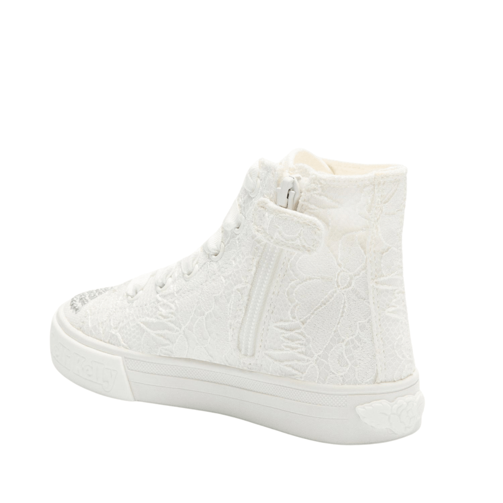 Lelli Kelly Girls Clizia lace up boots - White