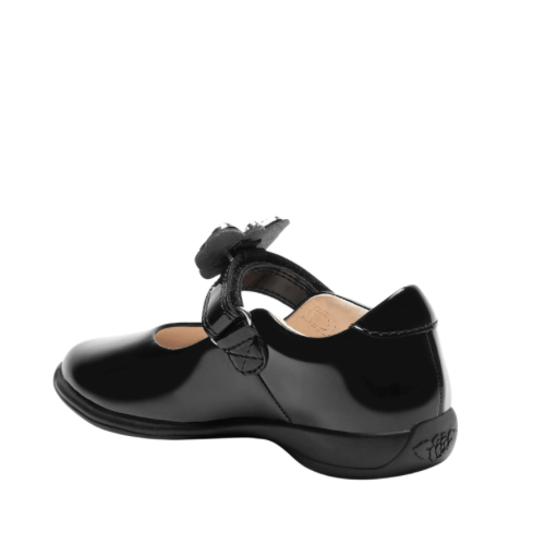 Lelli Kelly Luna 2 Girls School Shoes - Black Patent 