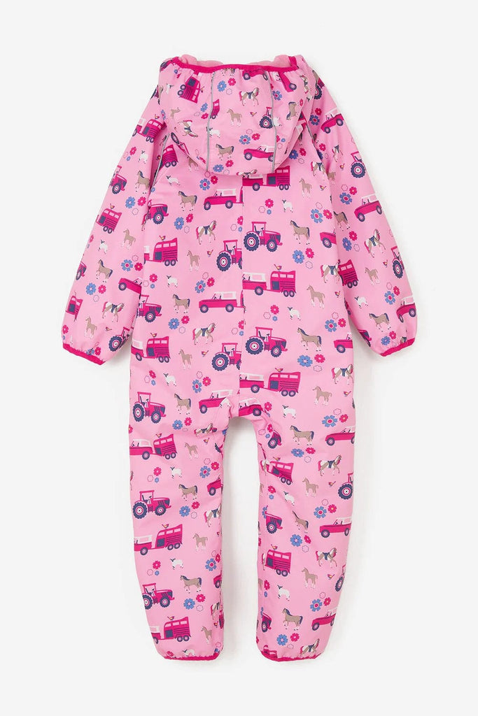 Boys Waterproof All In One Puddlesuit Girls Pink