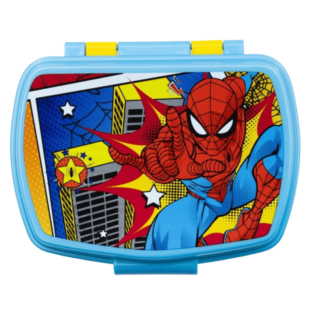 Spider-Man Children’s Lunch Box - Blue/Yellow