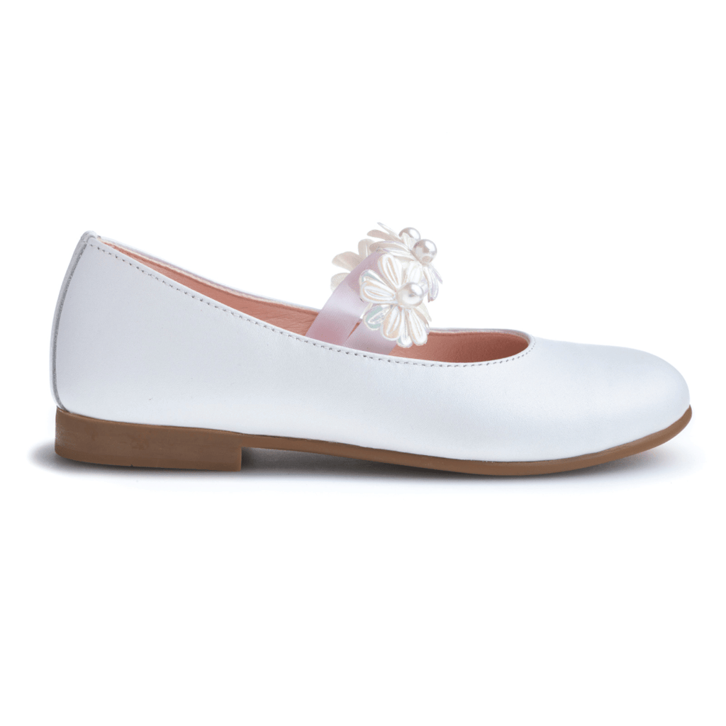 Pablosky Paola Girls Communion Shoe - White