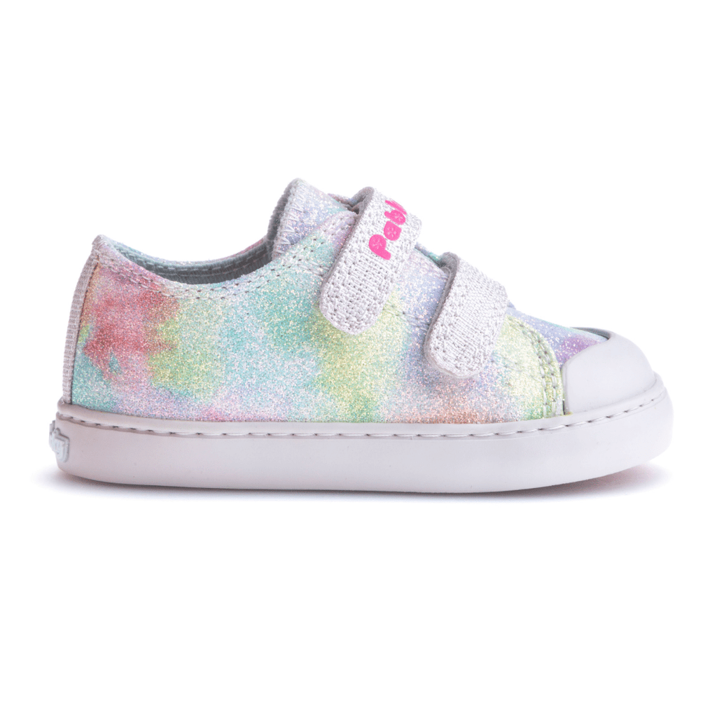 Pablosky Canvas Girls Shoes - Glitter Multicolor