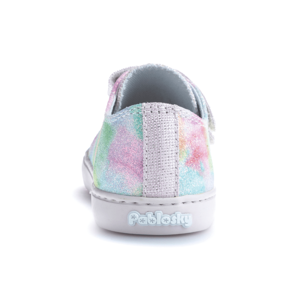 Pablosky Canvas Girls Shoes - Glitter Multicolor