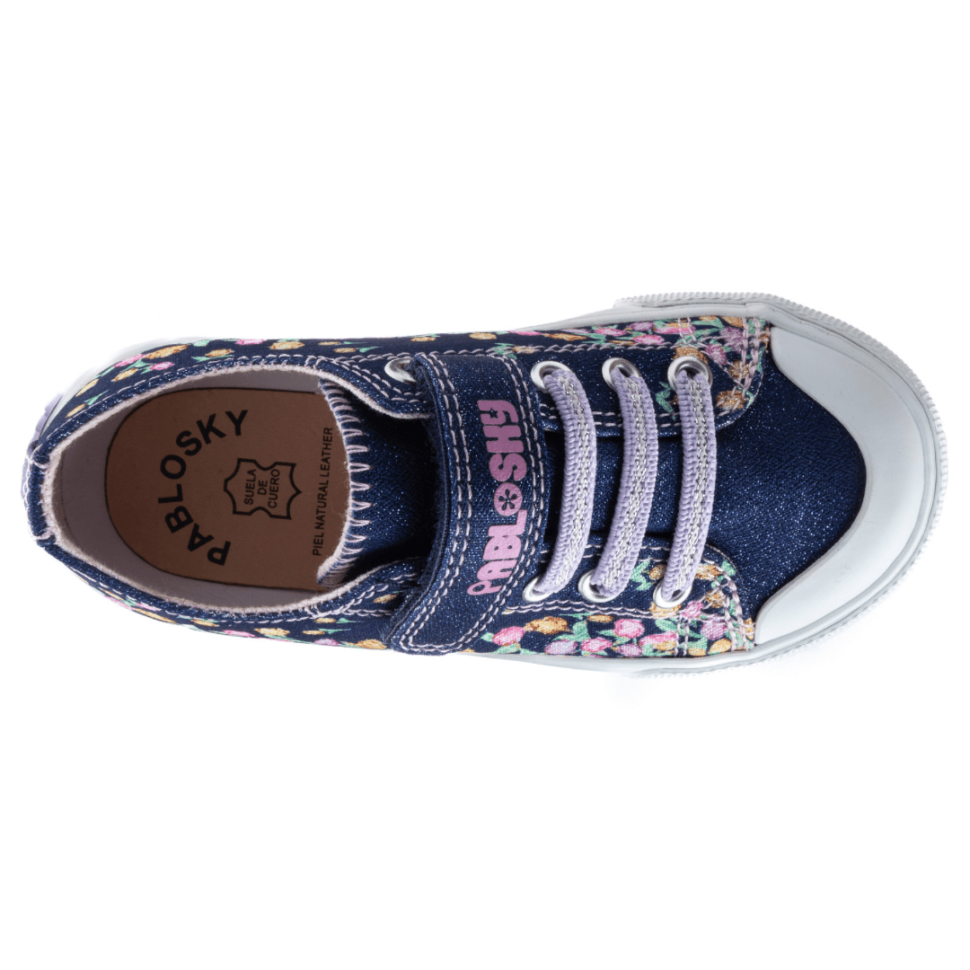 Girls navy glitter shoes shop