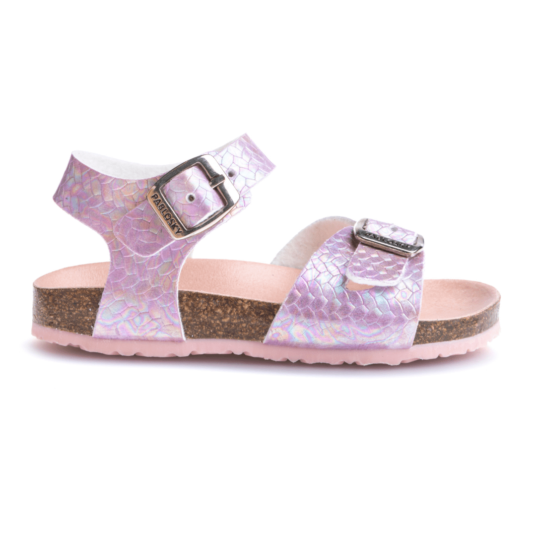 Pablosky Girls Glitter Sandal Lilac – My First Steps