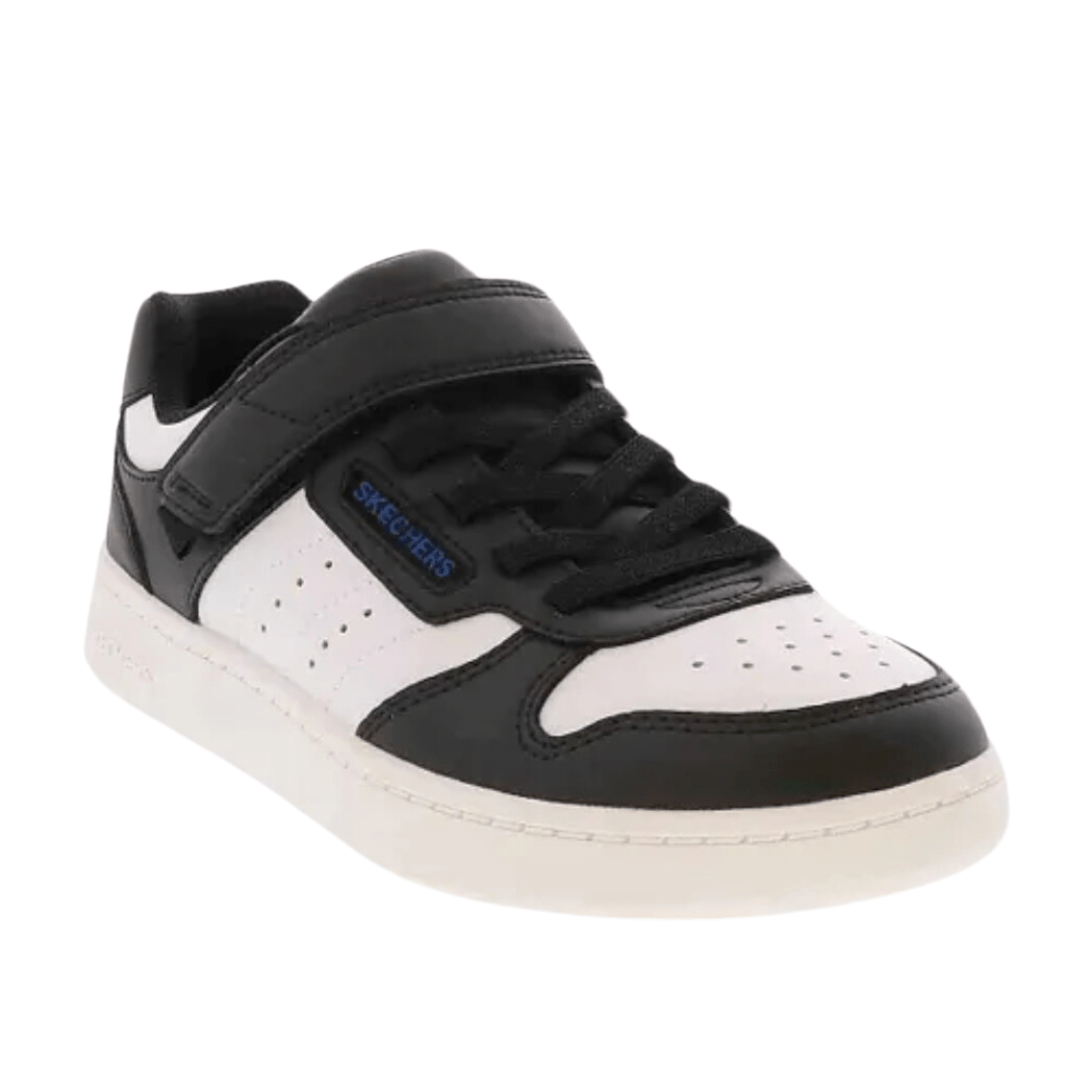 Skechers Quick Street Boys Runner Black/ White – My First Steps