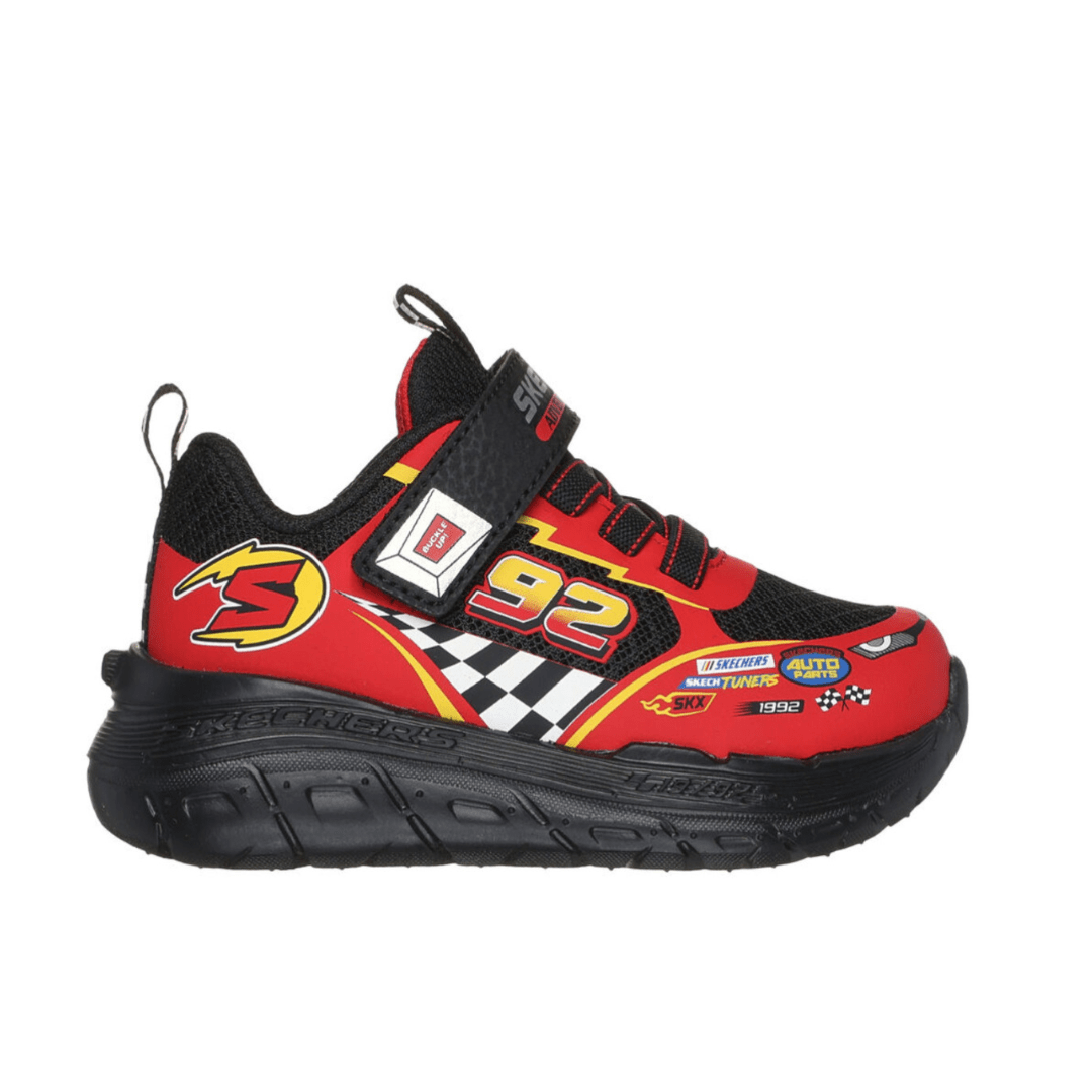 Skechers Skech Tracks Boys Runner Red/Black