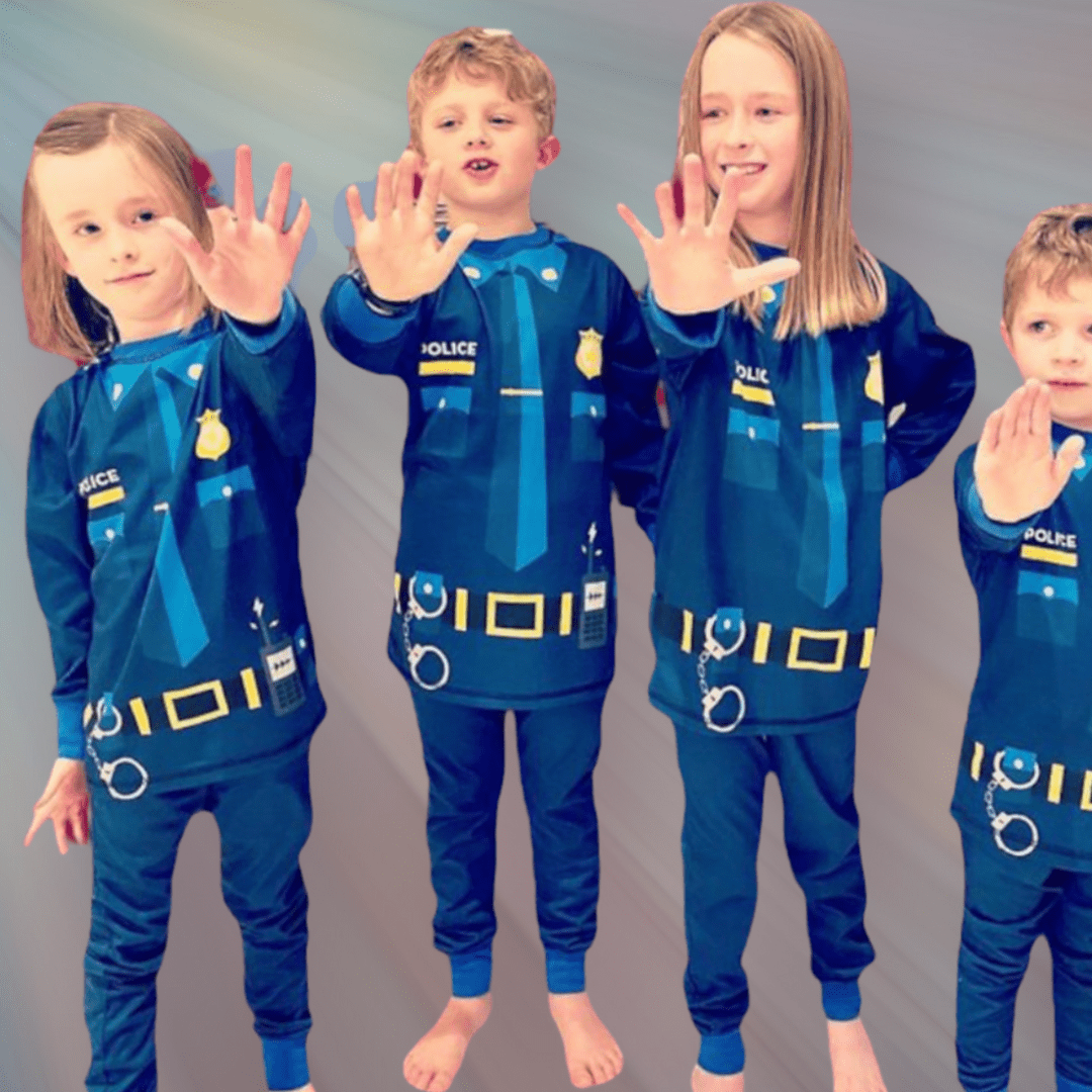 Police Chief Children s Pyjamas by Irish Brand Waylon Flo My First Steps